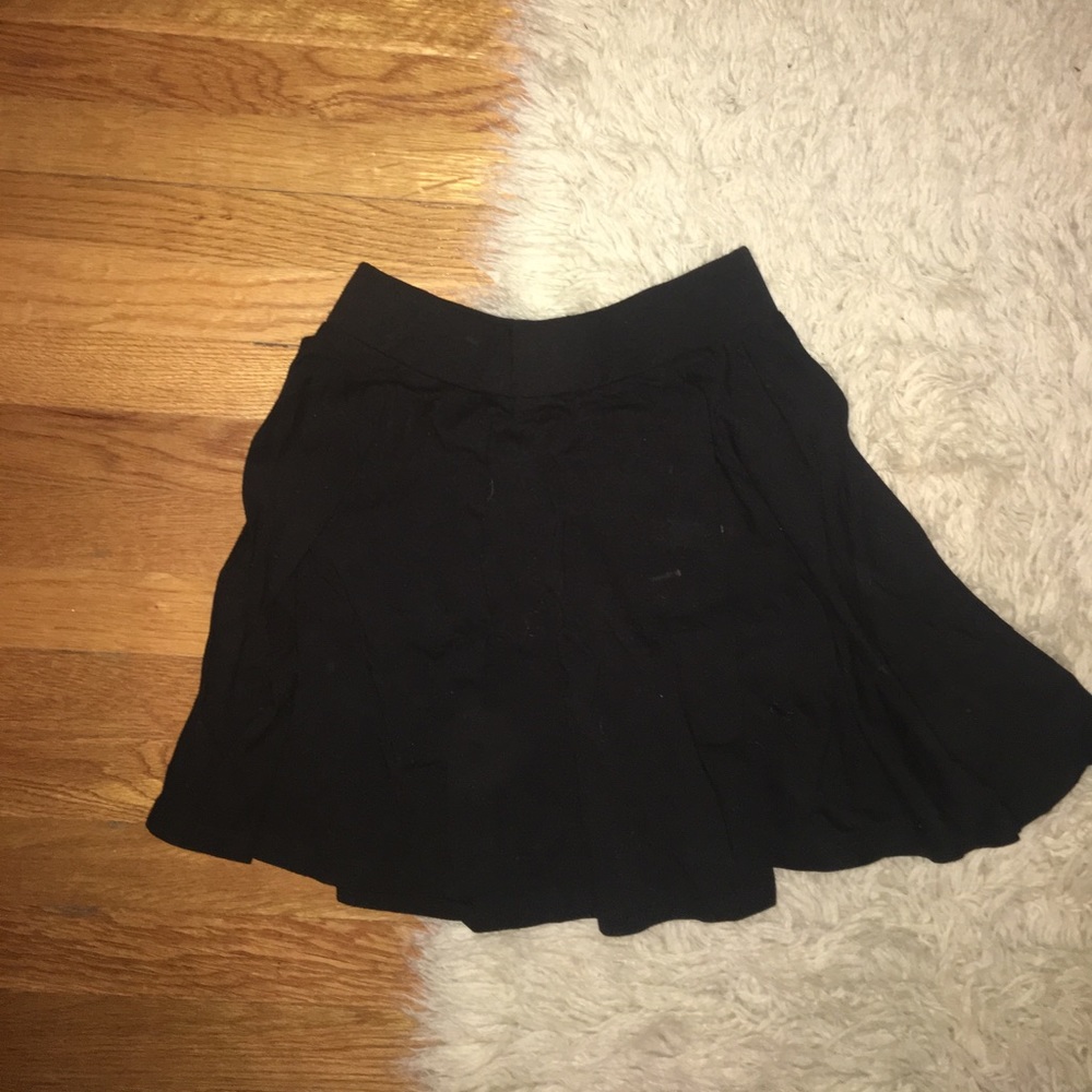 Black flare skirt from Urban Outfitters